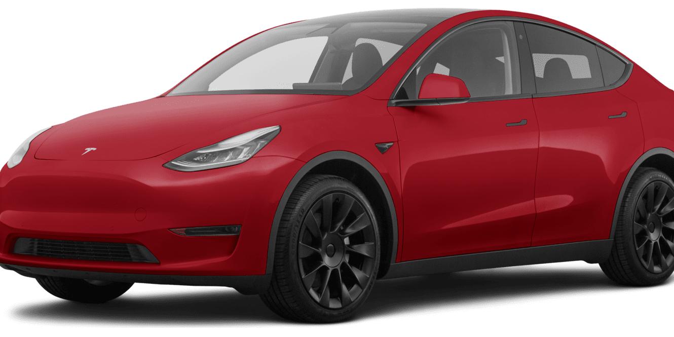 TESLA MODEL Y 2020 5YJYGDEF1LF015633 image